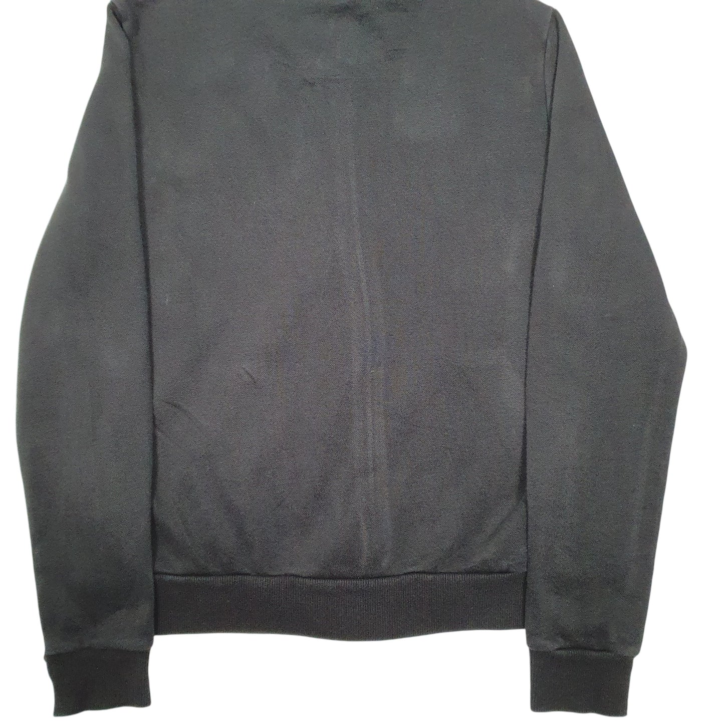Womens Black Puma Hoodie Full Zip Jumper