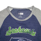 Womens Blue NFL Seahawks Football Long Sleeve T Shirt