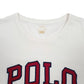 Mens White Polo Ralph Lauren Spellout Short Sleeve T Shirt