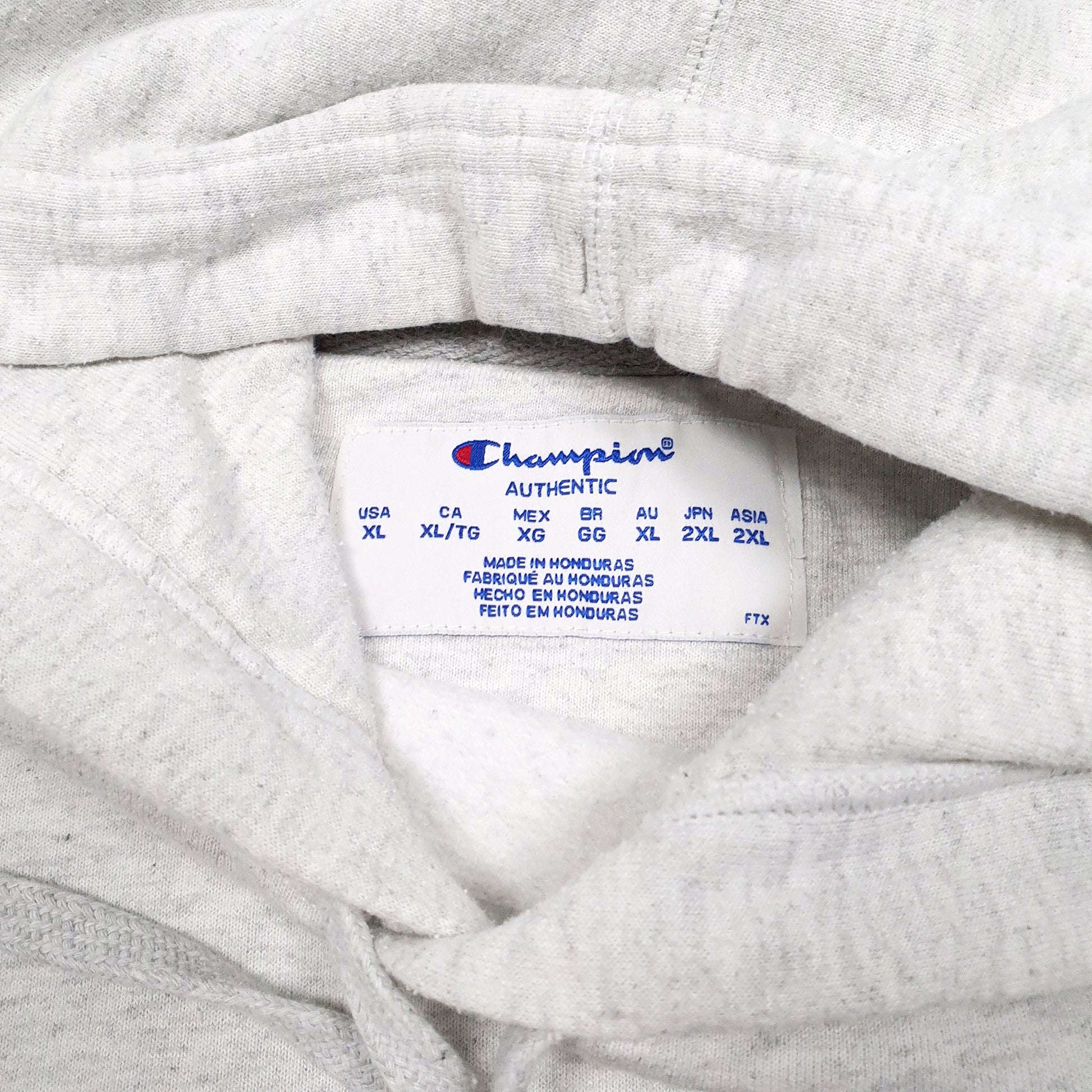 Mens Grey Champion  Hoodie Jumper