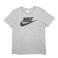 Mens Grey Nike Spellout Short Sleeve T Shirt