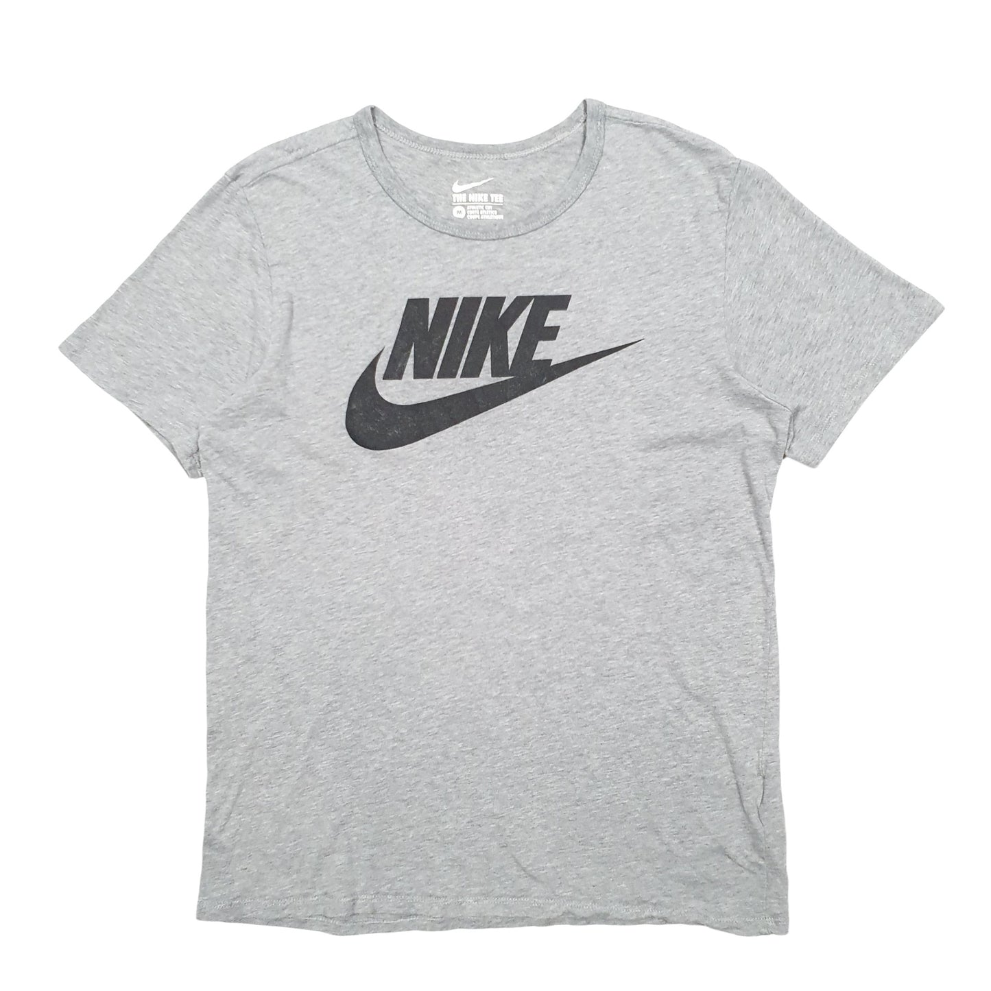 Mens Grey Nike Spellout Short Sleeve T Shirt