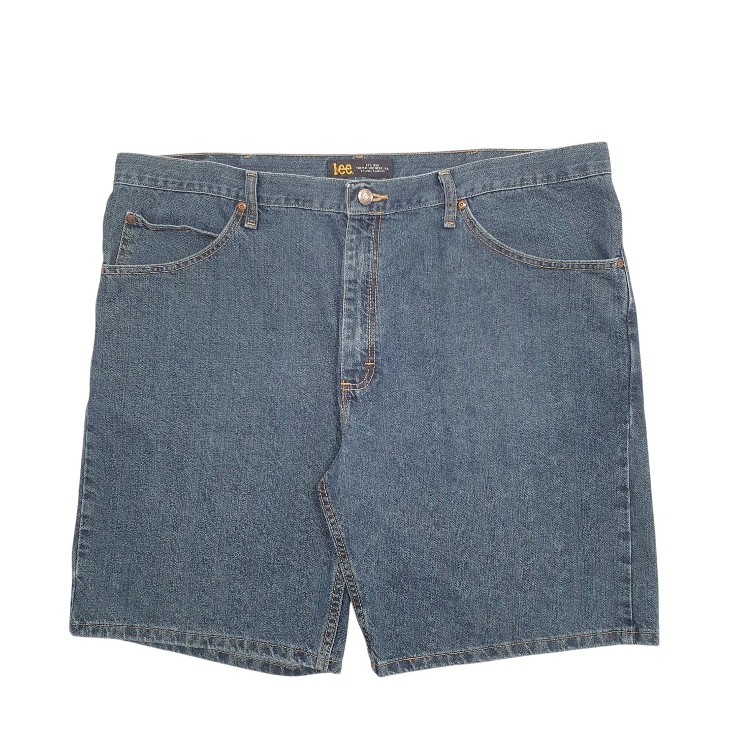 Mens Blue Lee  Denim Shorts