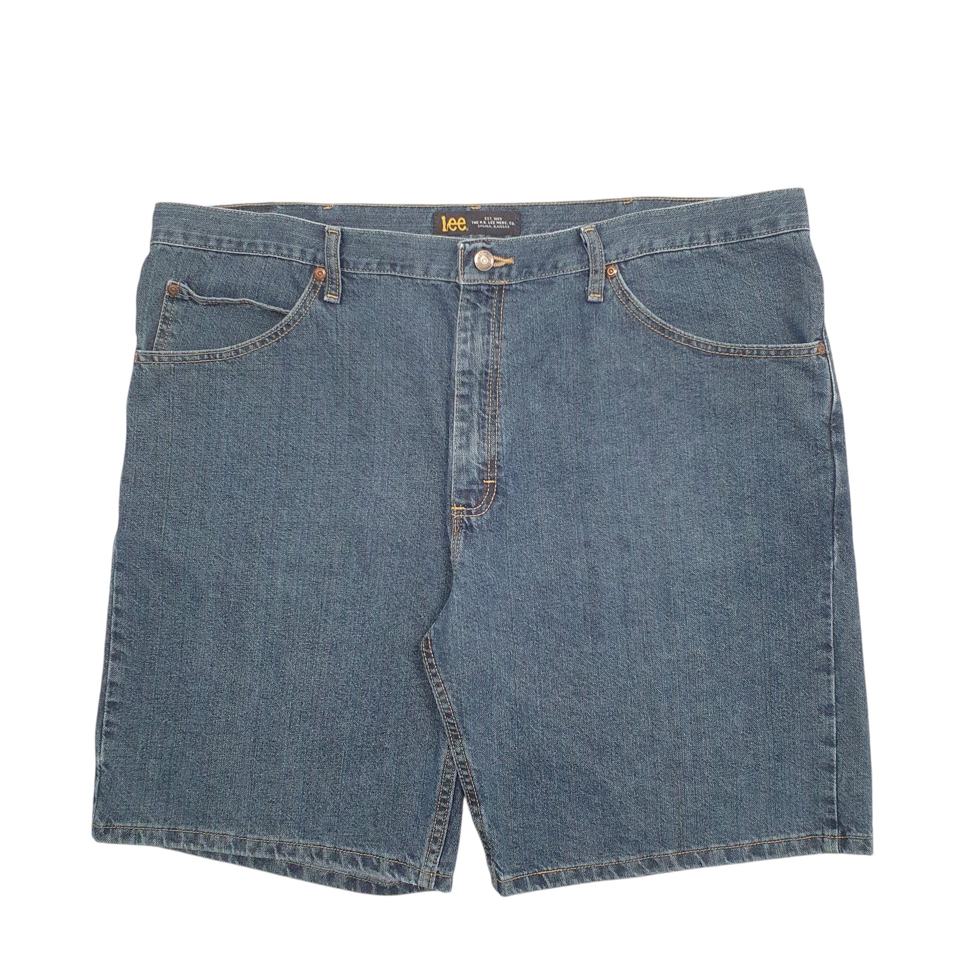 Mens Blue Lee  Denim Shorts