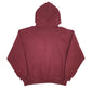 Mens Burgundy Champion Coe College Full Zip Jumper