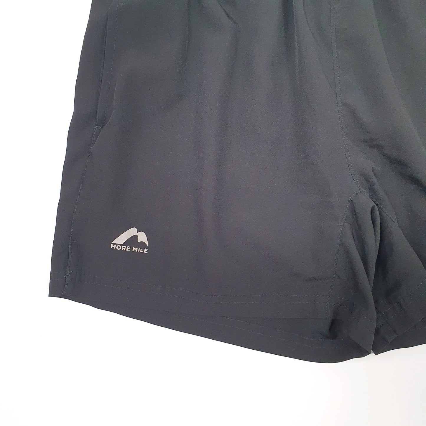 Mens Black More Mile  Sport Shorts