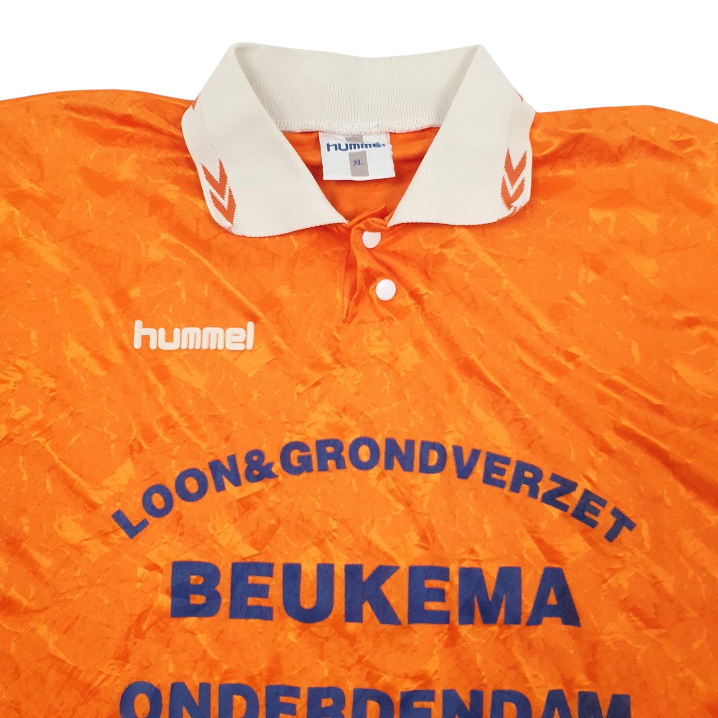 Mens Orange Hummel Vintage Dutch Long Sleeve T Shirt
