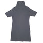 Womens Grey Calvin Klein Short Sleeve Midi Dress Skirt Turtle Neck Jumper