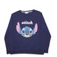 Womens Navy Disney Stitch Lilo Crewneck Jumper