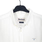 Mens White Barbour Tailored Long Sleeve Shirt