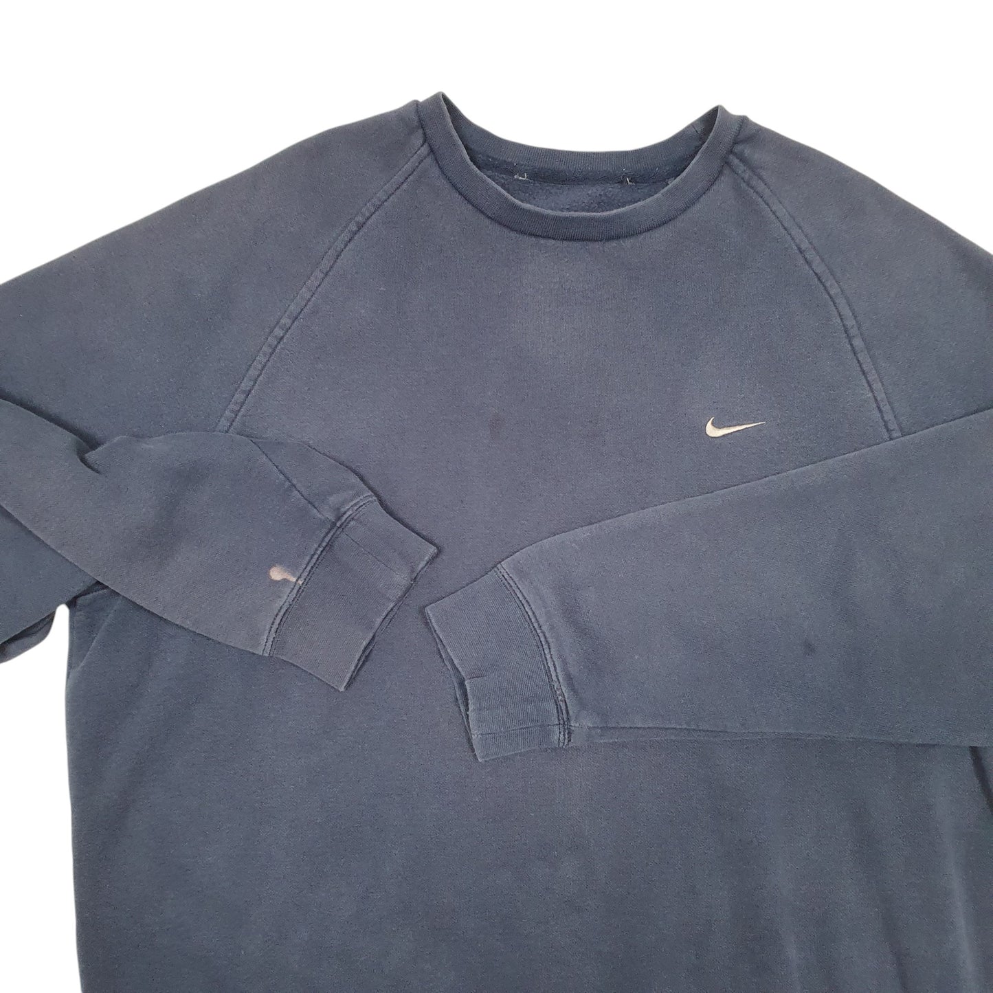 Mens Navy Nike Raglan Crewneck Jumper