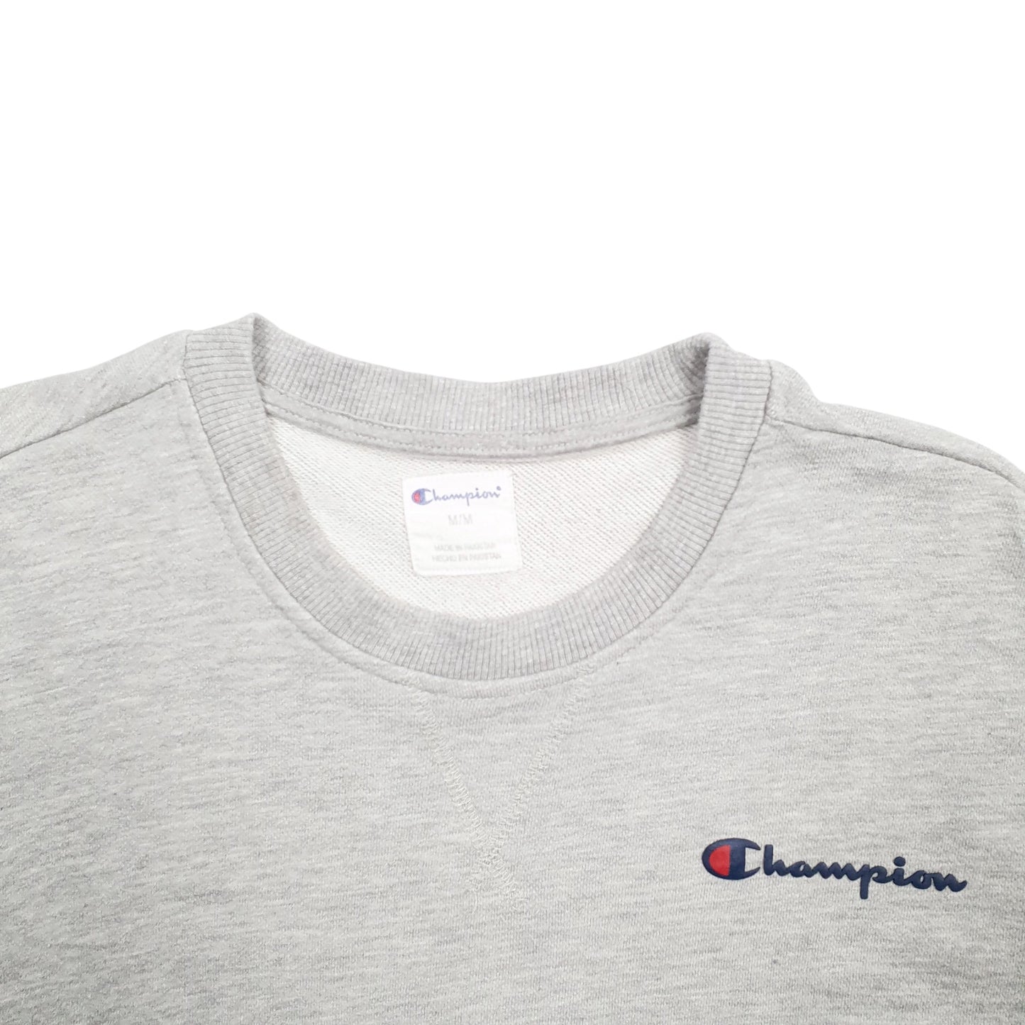 Mens Grey Champion  Crewneck Jumper