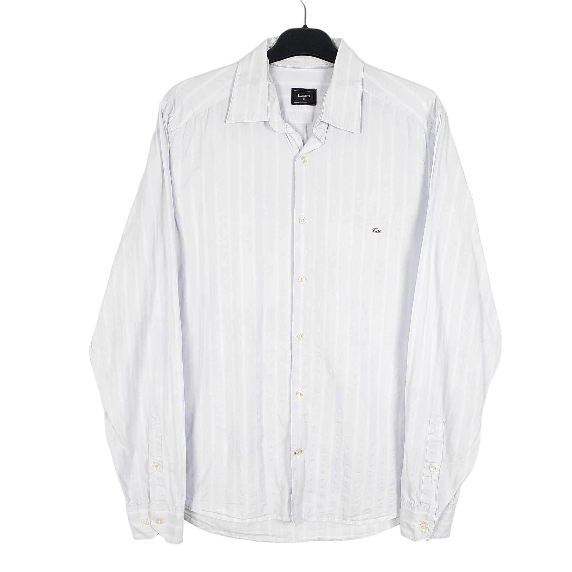 Mens Blue Lacoste  Long Sleeve Shirt