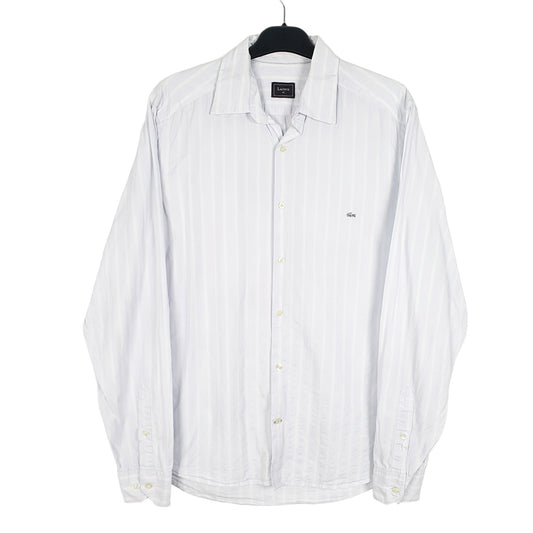 Mens Blue Lacoste  Long Sleeve Shirt