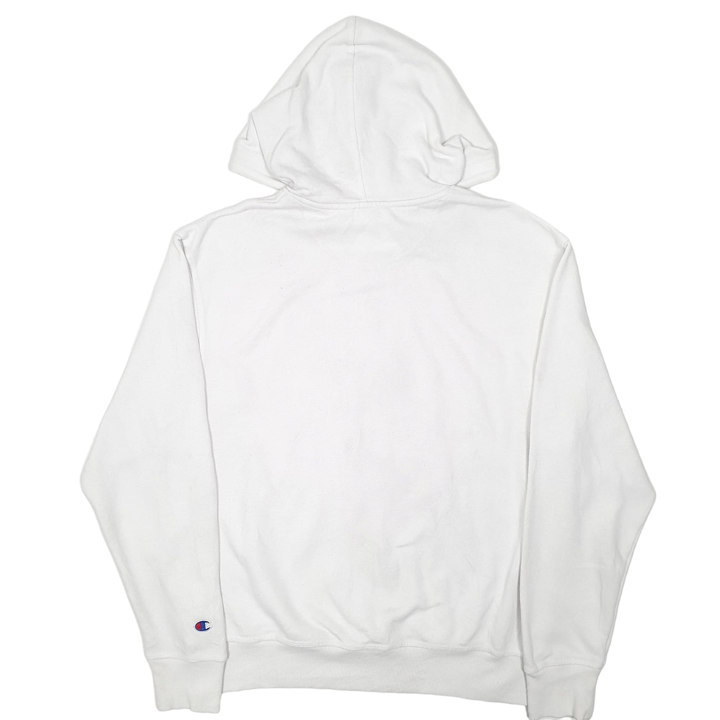 Mens White Champion  Hoodie Jumper