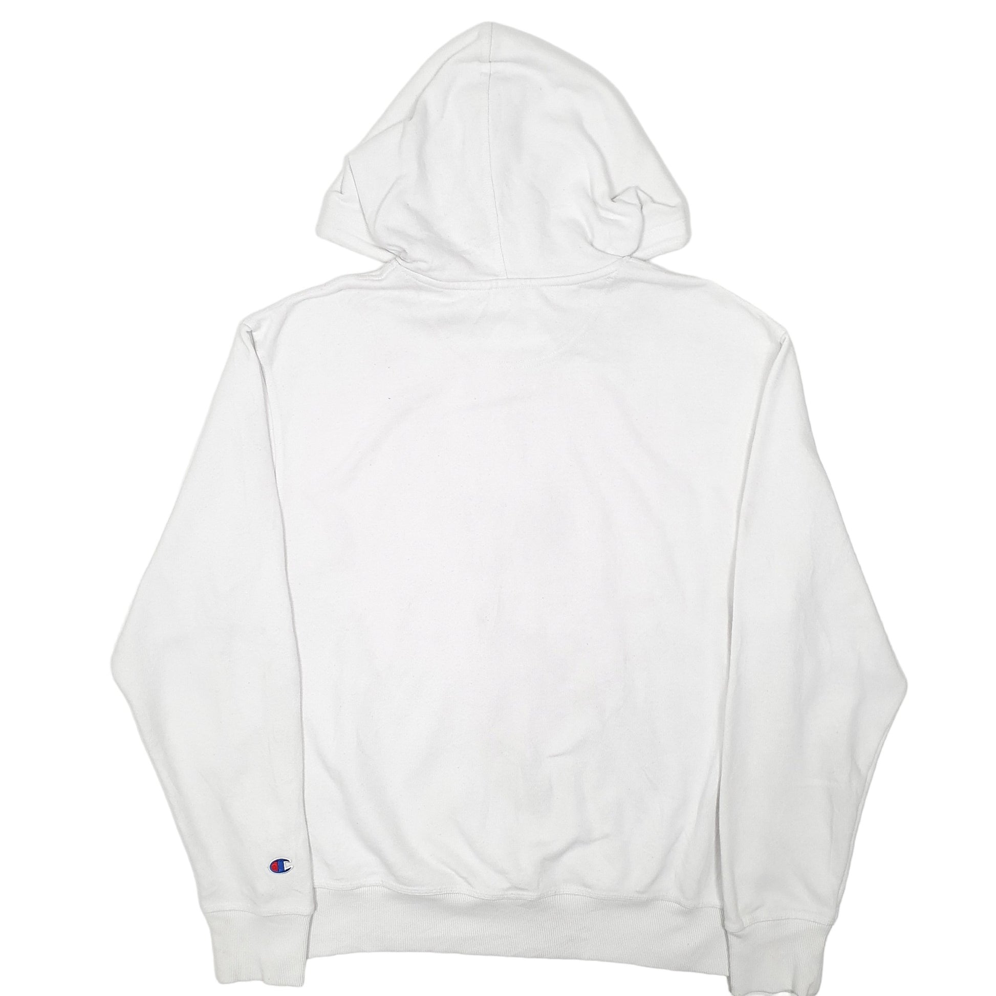 Mens White Champion  Hoodie Jumper
