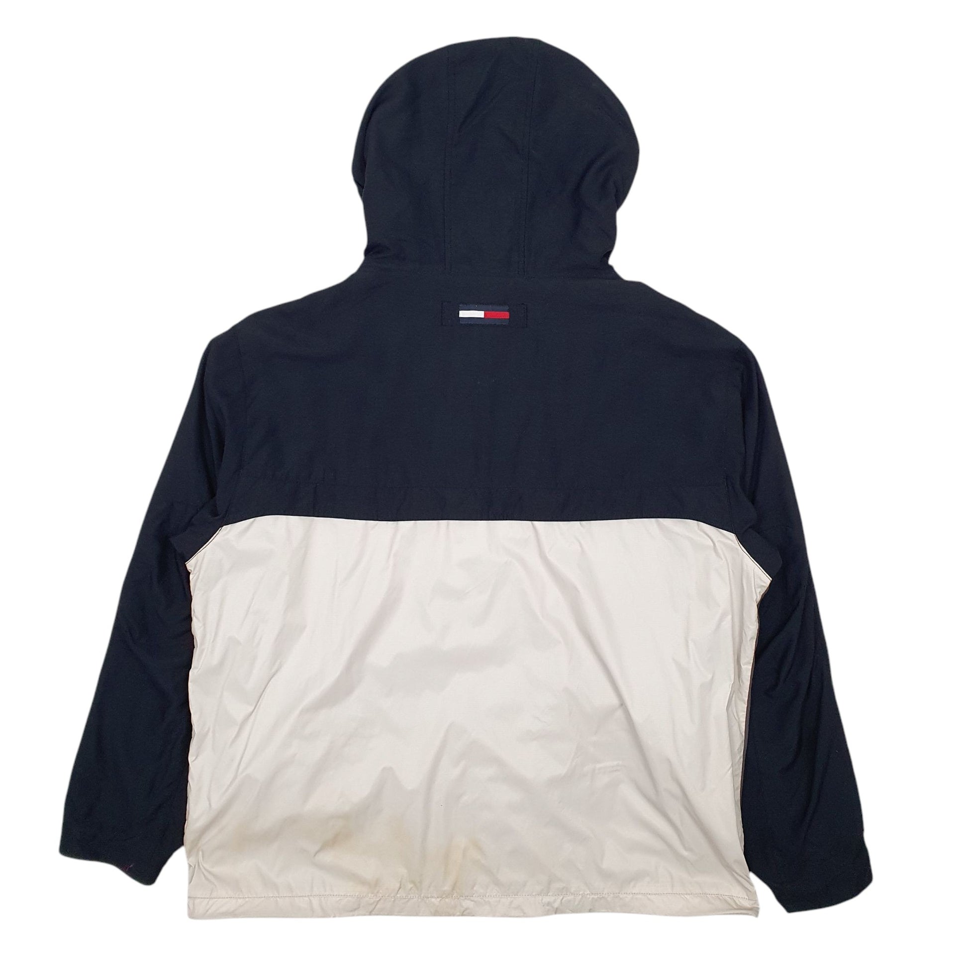 Mens Black Tommy Hilfiger Vintage 00s V Neck Coat