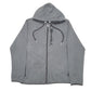 Mens Grey Reebok Hoodie Full Zip Jumper