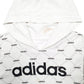 Womens White Adidas  Hoodie Jumper