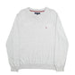 Mens Grey Tommy Hilfiger  Crewneck Jumper