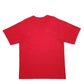 Mens Red Adidas Spellout Short Sleeve T Shirt
