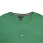 Mens Green Tommy Hilfiger Spellout Short Sleeve T Shirt