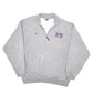 Mens Grey Nike Luckys Bar & Grill Wisconsin USA Quarter Zip Jumper