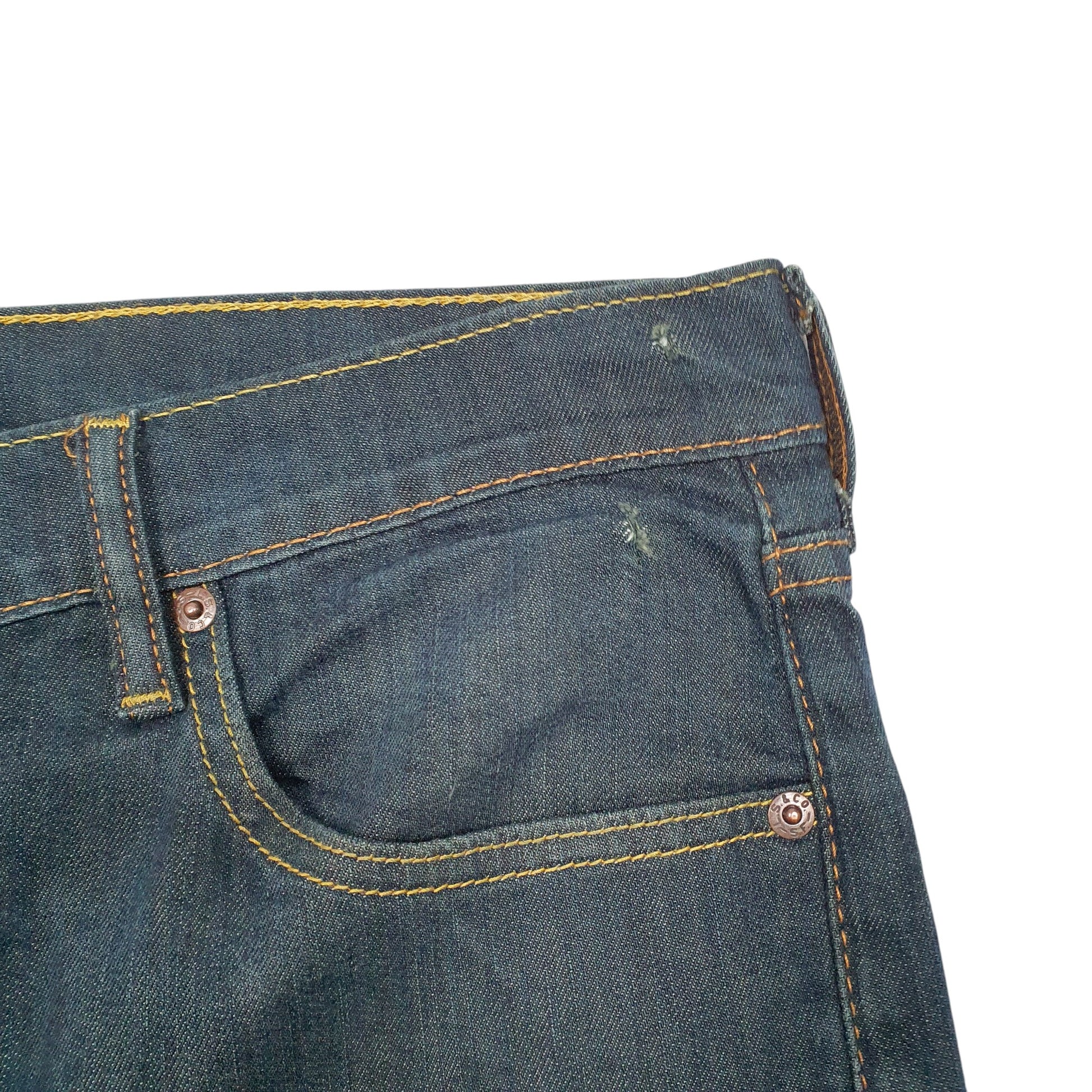 Mens Blue Levis Stretch 508 Jorts Denim Shorts