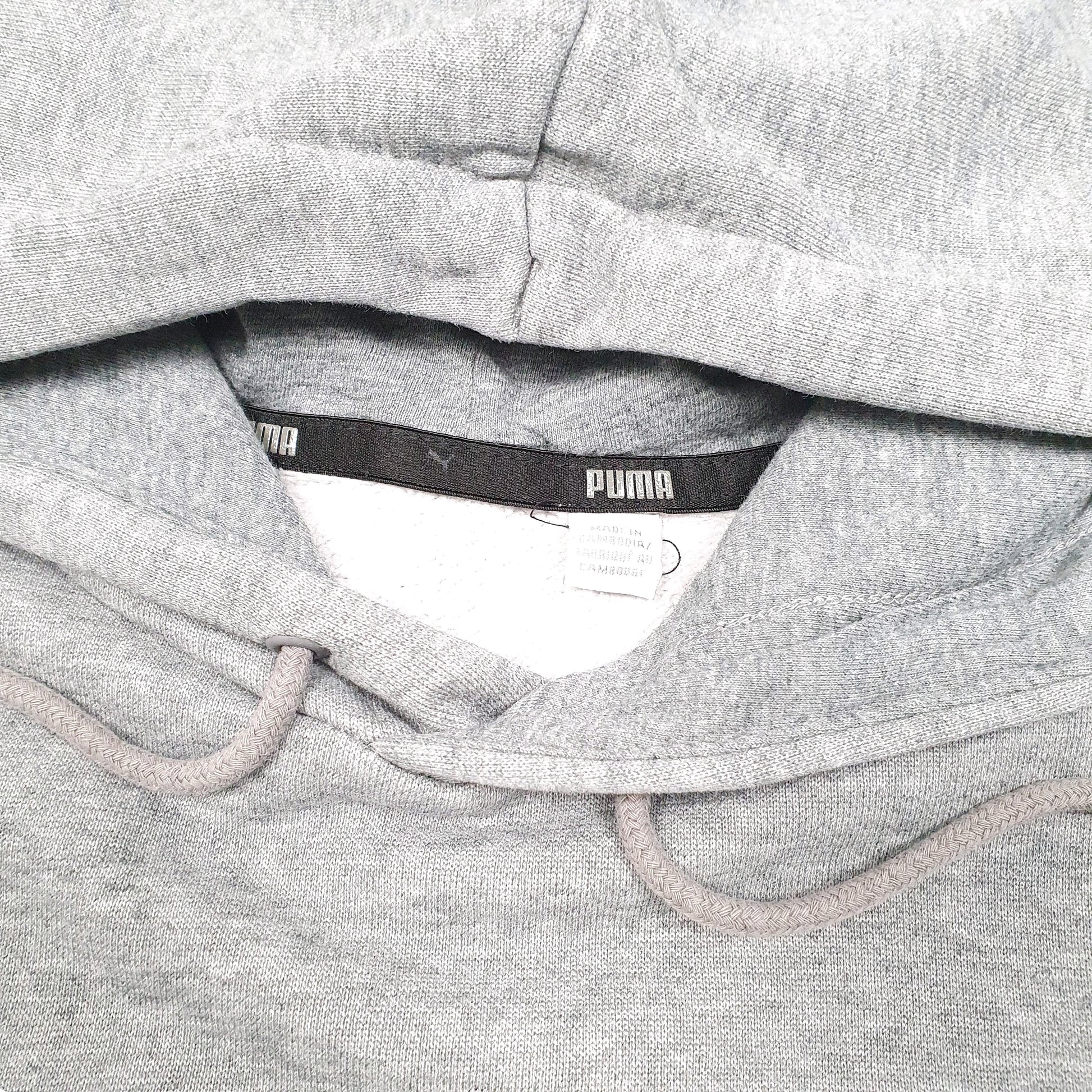 Mens Grey Puma  Hoodie Jumper