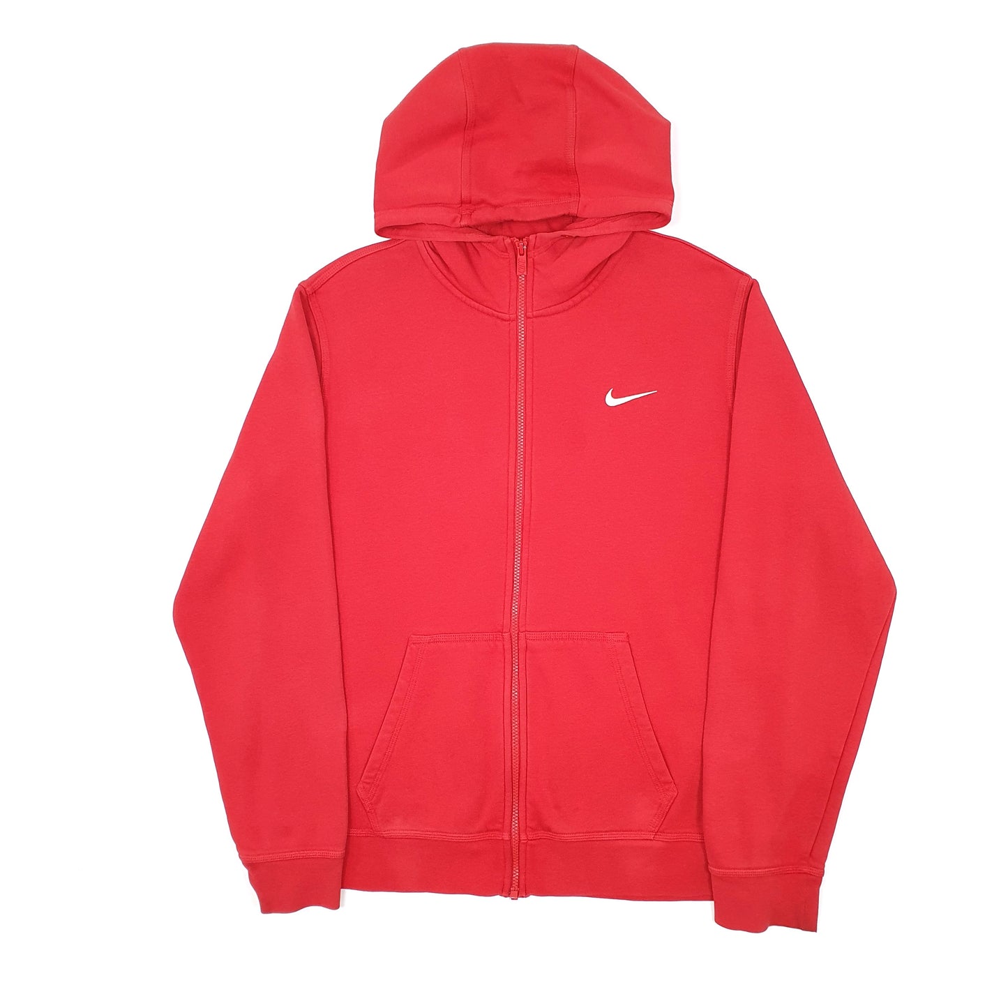 Mens Red Nike Tech Fleece Hoodie Full Zip Jumper