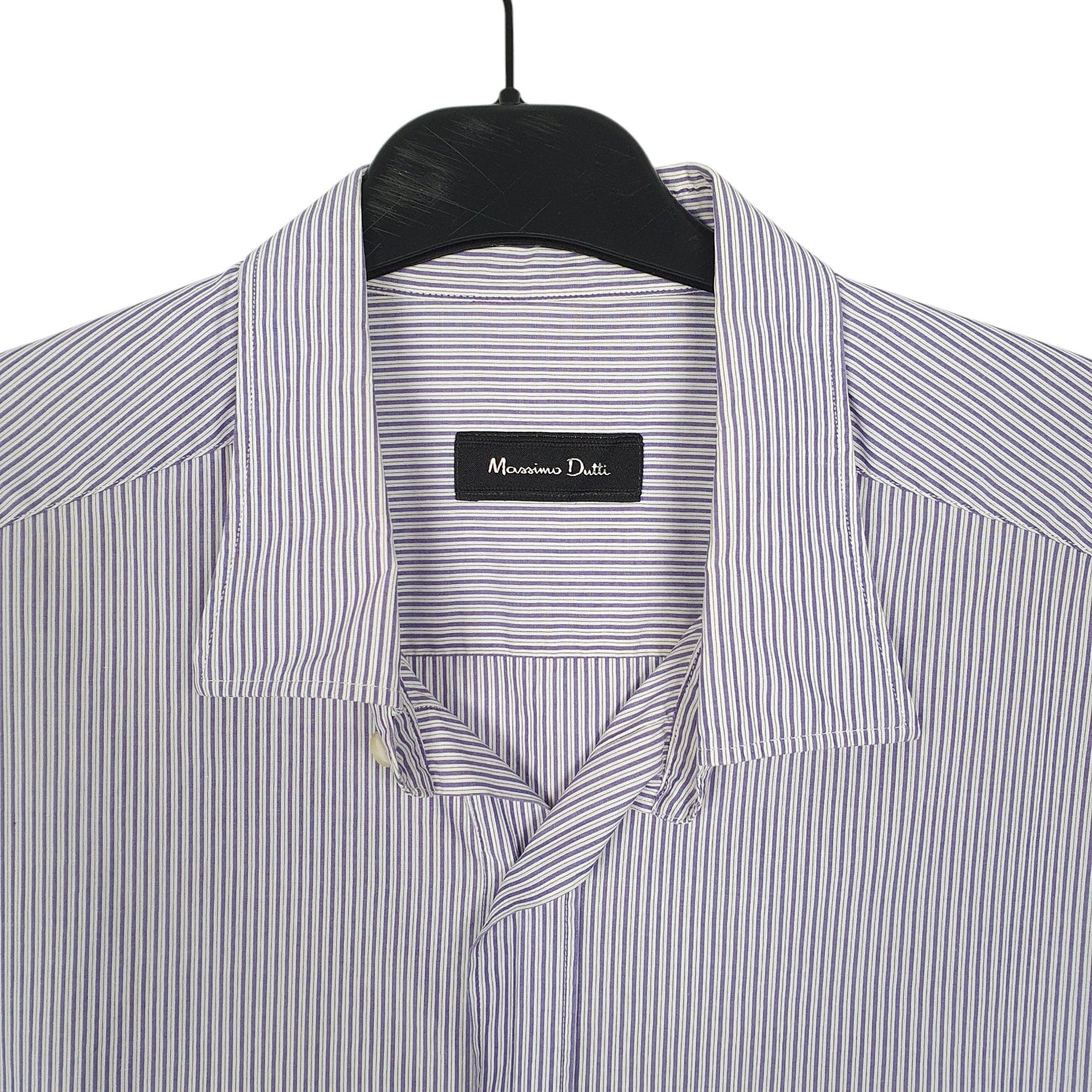 Mens White Massimo Dutti  Long Sleeve Shirt