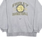 Mens Grey Nike Team Vintage 00s Basketball Hoodie Jumper