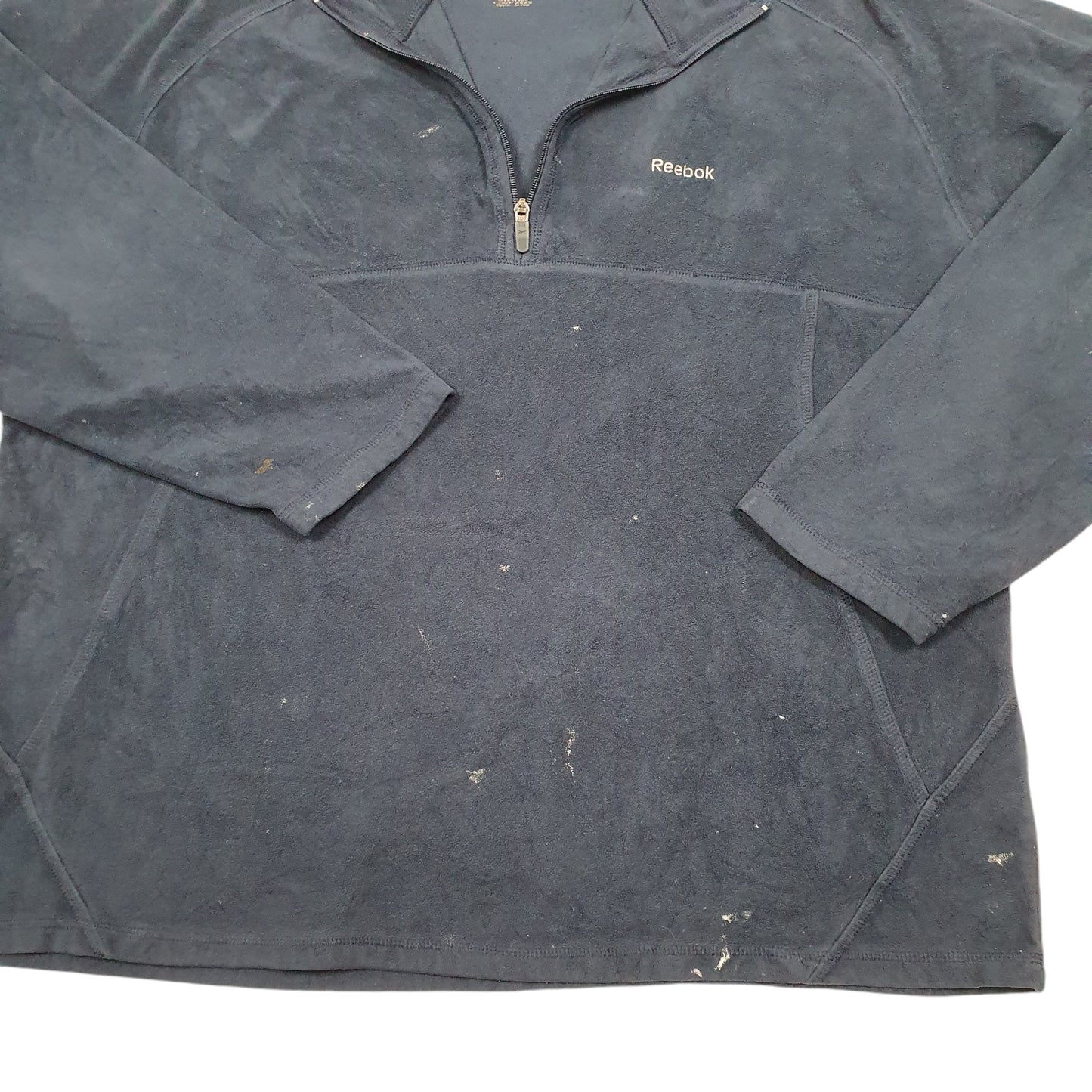 Mens Navy Reebok  Quarter Zip Jumper