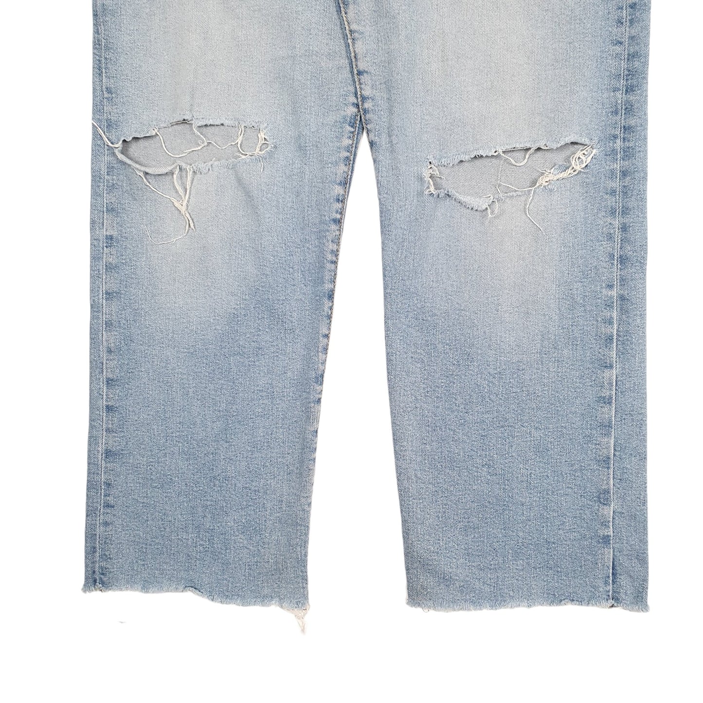 Womens Blue Levis High Rise Ribcage JeansW32 L27