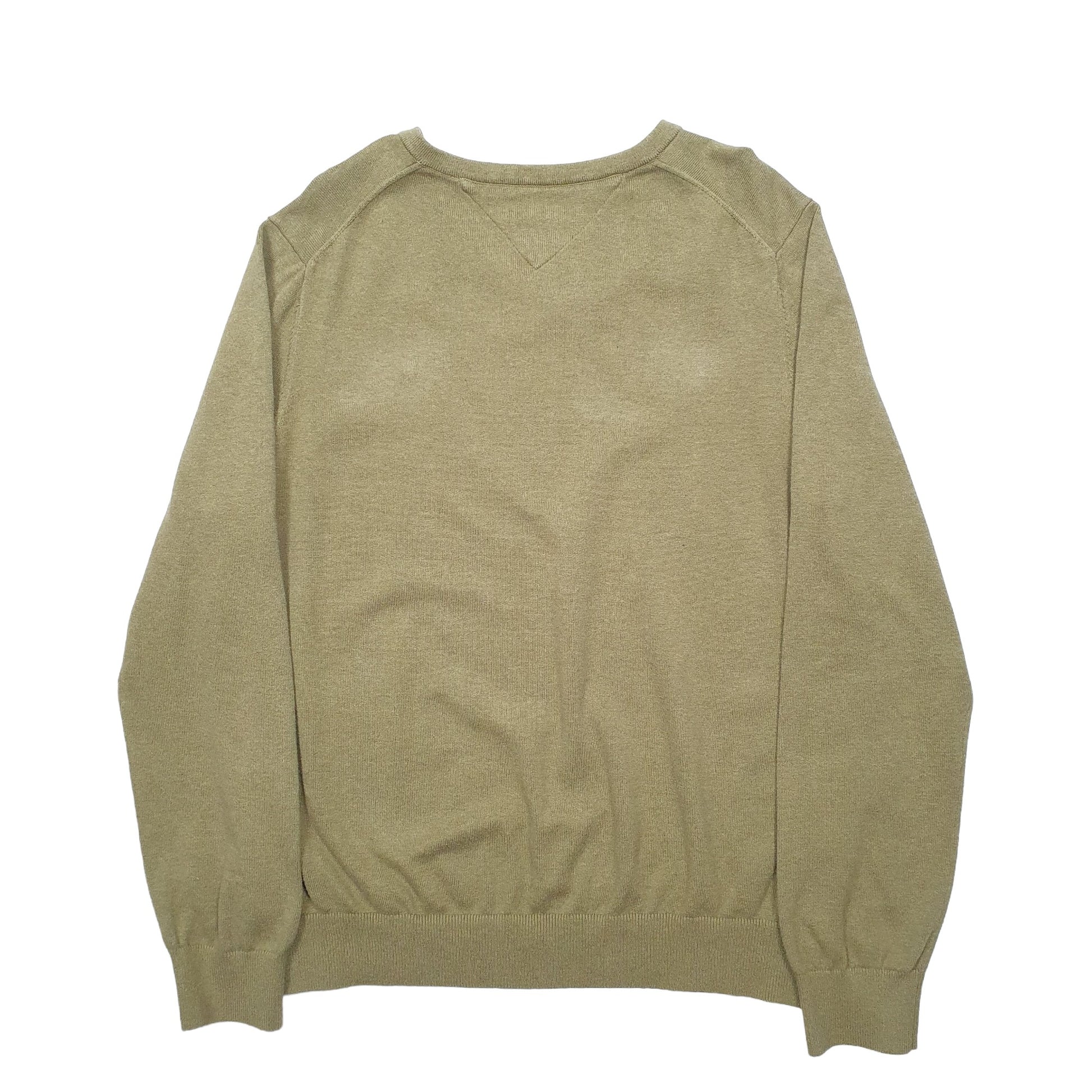 Mens Green Tommy Hilfiger Knit Crewneck Jumper