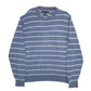 Mens Blue Tommy Hilfiger Knit Stripes Crewneck Jumper