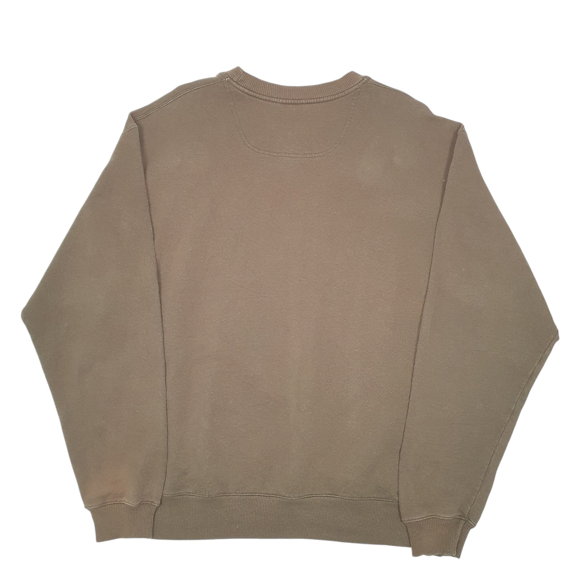 Mens Champion Khaki Crewneck Jumper L Bundl Clothing