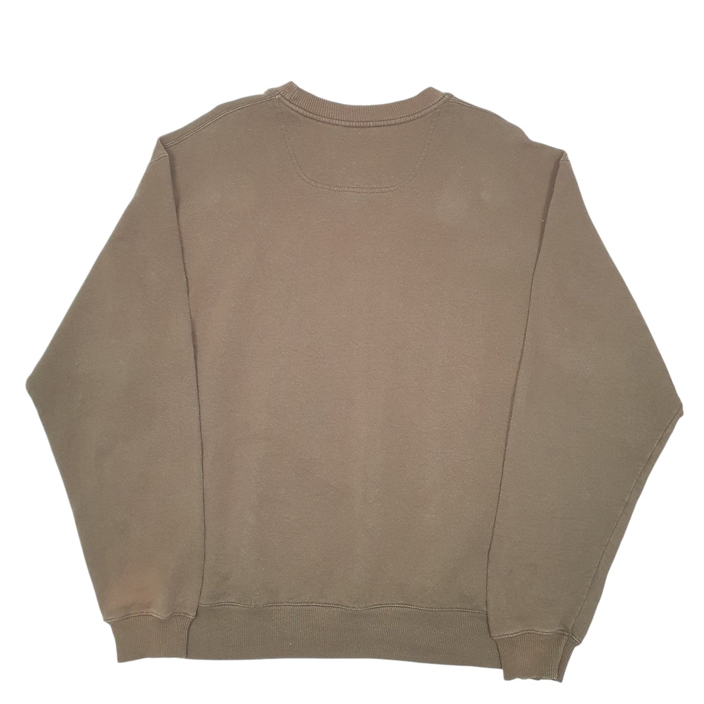 Mens Khaki Champion  Crewneck Jumper