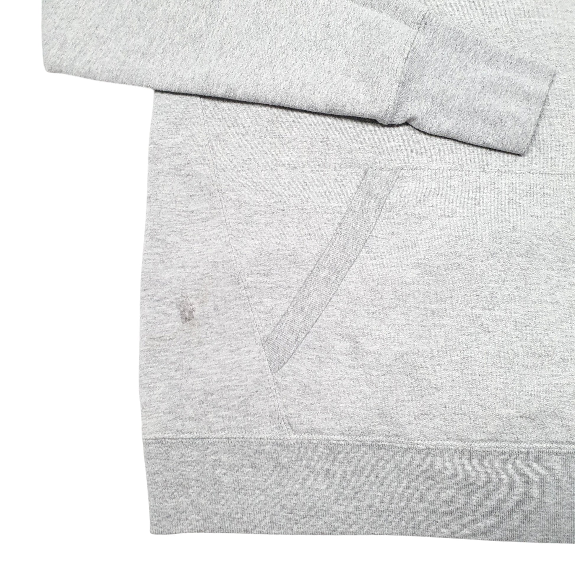 Womens Grey Champion Script Hoodie Jumper