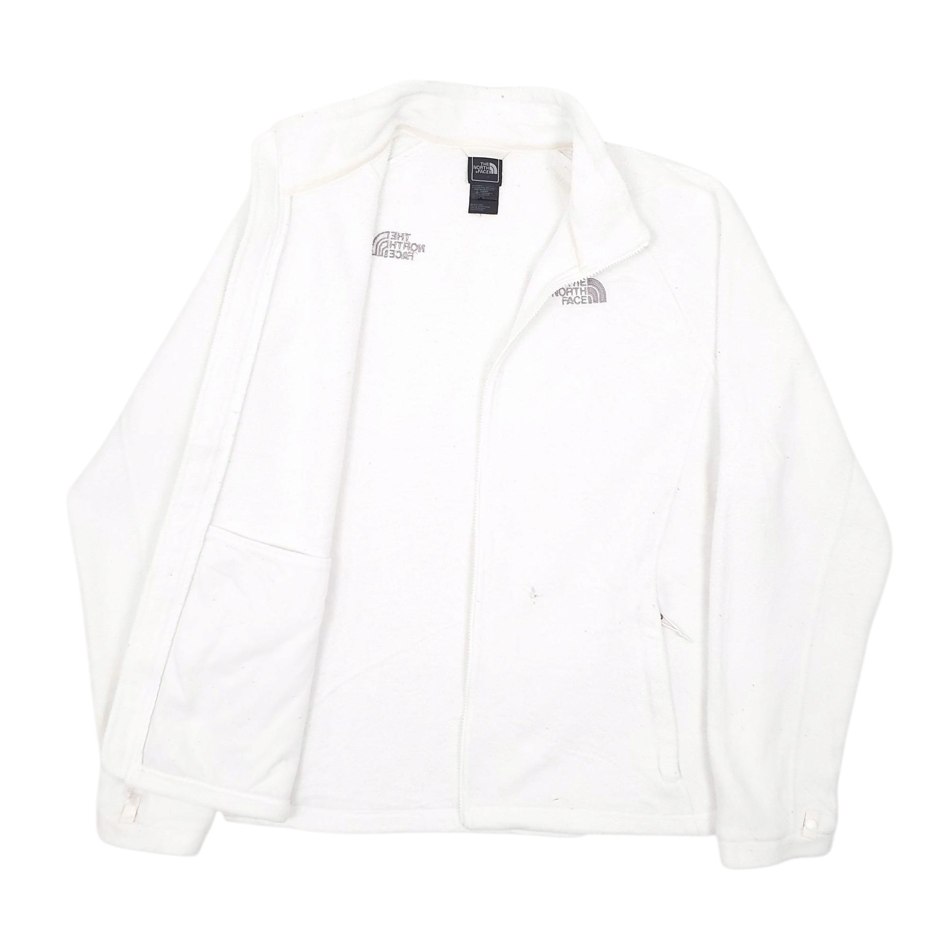 Womens White The North Face  Full Zip Jumper