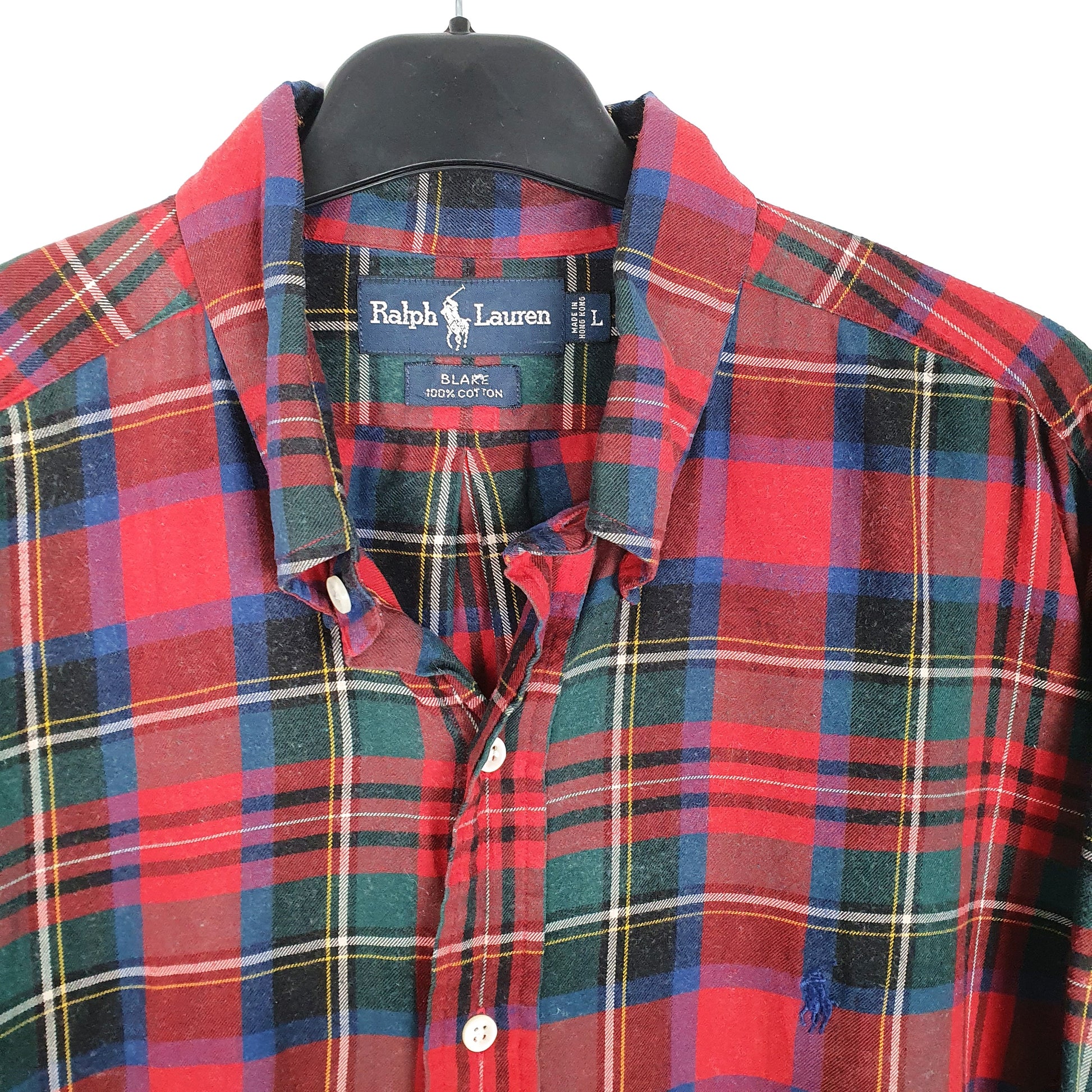 Mens Red Ralph Lauren Oxford Long Sleeve Shirt
