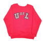 Mens Red Unbranded Vintage University Of Louisianna USA Raglan Richard Crewneck Jumper
