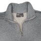 Mens Grey Asos  Quarter Zip Jumper