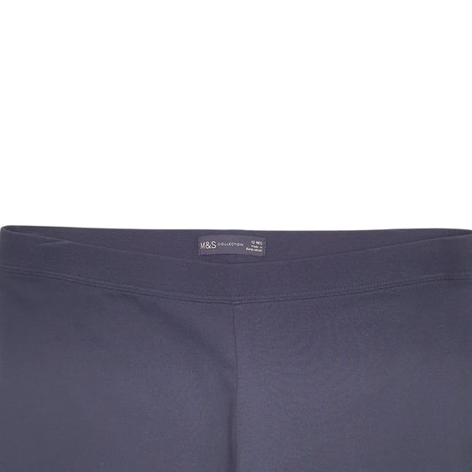 Womens Navy M&S  Jogger Trousers