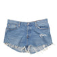 Womens Blue Levis 501 Jorts Denim Shorts