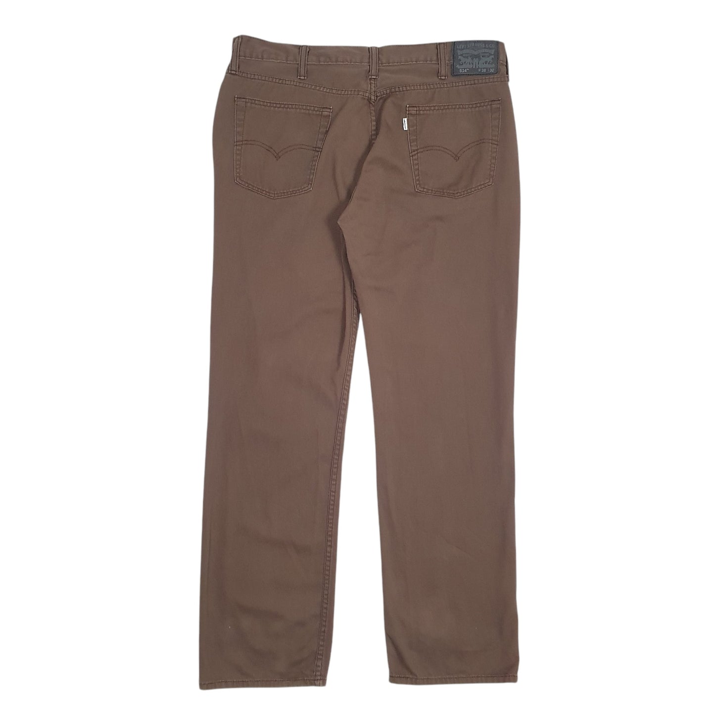 Mens Brown Levis 514 Chino Trousers