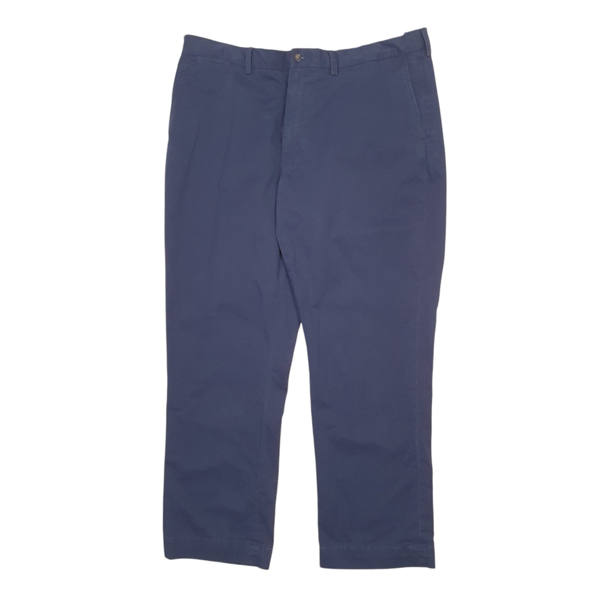 Mens Navy Polo Ralph Lauren Vintage 2000's Stretch Classic Fit Chino Trousers