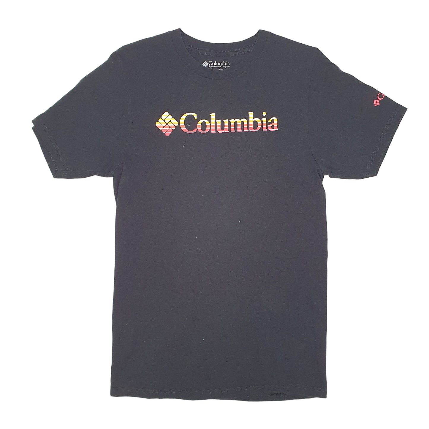 Mens Black Columbia Sportswear  Short Sleeve T Shirt