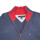 Mens Navy Tommy Hilfiger  Quarter Zip Jumper