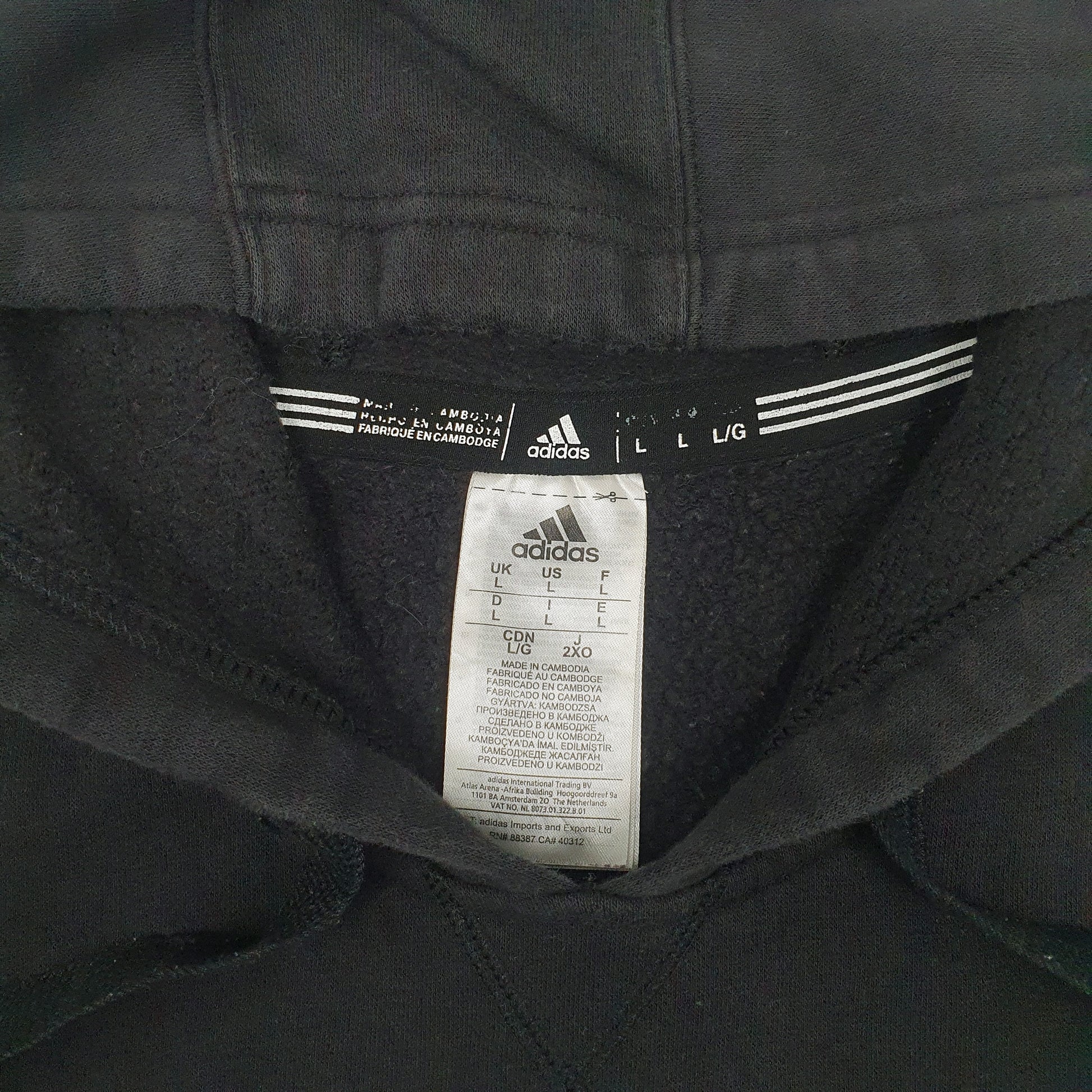 Mens Black Adidas Wachusett Volleyball Hoodie Jumper